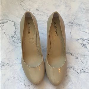 Ellen Tracy 7.5 Beige Heels